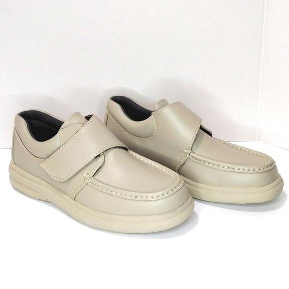 Hush Puppies Men’s Leather Slip-On Shoes US 7.5 Snap Strap Casual Dress Shoes main image 5